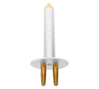 INOOMP Titanium Alloy Magnetic Massage Fork Body Trigger Point Pen Targets Pressure Points Gua Sha Facial Tools Silver Portable for Travel Office Use