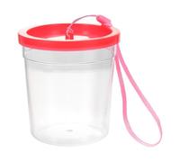 INOOMP Transparent Reptile Breeding Box with Ventilated Lid for Small Pets and Insects Wear- Container for Spiders Geckos Crickets and Live Food Transport Random Color