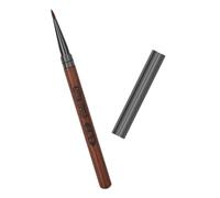 INOOMP Triangular Nail Art Pen with Sandalwood Handle and Cap for Home DIY Nail Art and Salon Use, Versatile Wood Manicure Pen to Create Textured Patterns and Unique Designs