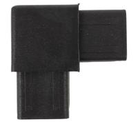 INOOMP Two-Way Connector Made of Sturdy Polypropylene Plastic Right Angle with Easy Installation and Secure Connection for 40x40cm Square Pipe for Shelves and Frame Corner Brackets