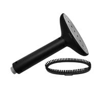 INOOMP Universal Handheld Garment Steamer Nozzle with Brush for Clothes Steam Cleaner, Stainless Steel and Nylon Material, Suitable for Home and Travel Use
