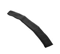 INOOMP Universal Pu Leather Stroller Handlebar Sleeve with Foldable Design and Easy to Clean Feature, Black Handle Cover for Baby Stroller Handlebar, Suitable for Parents Use