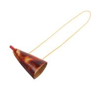 INOOMP Viking Trumpet Natural Cow Horn Instrument for Festivals and Ceremonies Unique Craftsmanship Artistic Detailing for Cheering and Celebrating