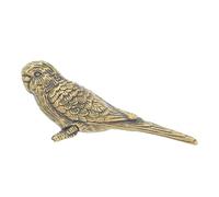 INOOMP Vintage Brass Bird with Comfortable Grip and Versatile Installation Antique Mini Cabinet Knobs Drawer Pulls for Bathroom and Farmhouse Decor