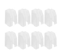 INOOMP Vinyl Player Stylus Protective Covers Replacement Caps Plastic Material 8pcs with Comprehensive Protection for Record Player Needle Compatible with Most Brands, for Vinyl Record