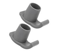 INOOMP Walker Ski Glides Non-Slip Heavy Duty Grey Feet Pads Pair Walker Accessories for Stability and Smooth Movement Compatible and Mobility Aids
