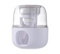 INOOMP Wall-Mounted Automatic Toothpaste Squeezer with Punch-Free Installation, Silicone Material Toothpaste Dispenser Holder for Bathroom Use, Suitable for Adults and Children