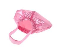 INOOMP Waterproof Pet Shower Cap Hat with Ear Covers for Dogs and Cats, Medium Red Bathing Hat for Puppy Ear Protection during Grooming and Bath