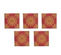 INOOMP Wedding Napkin Printing Paper Banquet Placemat Set 100Pcs Floral Design Luncheon Serviettes Elegant Disposable Napkins for Wedding Reception Party Decoration