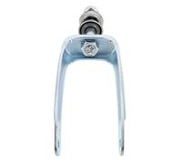 INOOMP Wheelchair Front Fork Replacement Steel Caster Bracket Bearing Part with Stable Design for Manual and Electric Wheelchairs Drive Walker Accessory