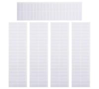 INOOMP White Foam Double Sided Adhesive Squares Simple to Apply Mounting Tape 200 Pieces with Dual-adhesive Design for Handicrafts Projects and DIY Accessories