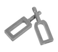 INOOMP Wire Twister Tool Construction Multi Wire Support for Drill with 1/4" Hex Shank 2pcs Carbon Steel for Fence Building and Rebar Assembly