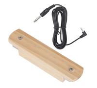 INOOMP Wood Acoustic Guitar Soundhole Pickup No-drill Passive Wooden Pickup for Folk Classical Ukulele Guitar Vintage Sound Suitable for Music Performance