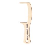 INOOMP Wooden Bald Man Comb for Pranks and Comedy Acts, Humorous Grooming Tool for Combing Hair and Beards with Sl nd Simple Design, Funny Gift for Bald Men