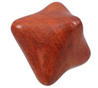 INOOMP Wooden Baoding Massage Balls Hand Exercise Hexagonal Grip Strength Trainer Finger Roller Acupoint Stimulating Wellness Ball for Elderly Hand Fitness and Relaxation