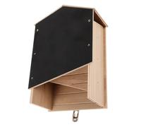 INOOMP Wooden Bat Shelter Box for Backyard and Courtyard Lightweight and Space Saving Outdoor Bat House for Garden Wildlife