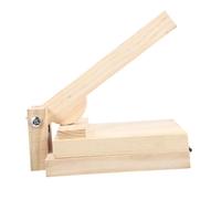 INOOMP Wooden Dough Presser Mold Practical Household Dumpling Wrapper Maker Manual Dough Pressing Tool for Uniform Wrappers Safe and Odorless Suitable for Home and Restaurant Use