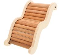 INOOMP Wooden Hamster Climbing Ladder for Little Birds and Hamsters, Multi-purpose Safe-to-bite Pet Ladder for Climbing and Playing in Cages Or Habitats Random Color