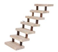 INOOMP Wooden Pet Climbing Ladder Toy Hamsters Gerbils Climbing Stairs Playground Toy