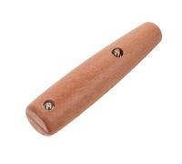 INOOMP Wooden Spatula Handles Replacement Set with Anti-Scald Feature Round Wood Kitchen Utensil Grip for Cooking and Stir-Frying