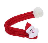 INOOMP Xmas Themed Knitted Scarf for Dogs and Cats Warm Holiday Pet Scarf for Pets Cozy Christmas Accessories for Festive Looks