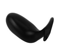 INOOMP Zinc Alloy Dolphin Tail Wall Hook Black - Heavy Duty Beach-Themed Coat Hanger for Hallway, Bathroom, Bedroom - Ocean-Inspired Retro Clothes and Towel Organizer, 3.2x1.2 Inch