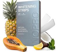 InoPro Natural Teeth Whitening Strips Kit 14 Treatments - Sensitive Teeth Whitener, Peroxide Free, Enamel Safe - Instant Teeth Whitening Without The Harm (28 Strips)