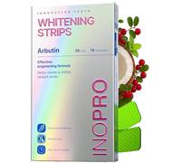 InoPro Teeth Whitening Strips 14 Treatments Kit - Teeth Whitener, Peroxide Free, Enamel Safe Green Whitestrips, Deep Stains Removal - Instant Teeth Whitening Without The Harm (28 Strips)