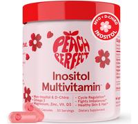 Inositol Multivitamin, Myo-Inositol&D-Chiro Inositol 40:1 Blend + Omega 3 + Vitamin D3 + Magnesium + Zinc - Supports Women's Health 30 SVG, Capsules