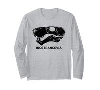 Inostrancevia Skull Fossil Long Sleeve T-Shirt
