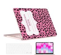 iNOTOGG Compatible with MacBook Neo 13 inch Case 2026 Model A3404 with A18 Pro Chip, Ultra Slim Matte Neo Cover Anti-Scratch Protective Hard Shell Case & Keyboard Cover & Screen Film, Leopard Notebook