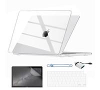 iNOTOGG Compatible with MacBook Neo Case 13 inch 2026 Model A3404 with A18 Pro Chip, Anti-Scratch Protective Hard Shell Case & Keyboard Cover & Screen Film & Type C & Cable Organizer, Crystal Clear