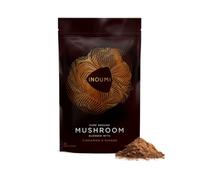 INOUMI Mushroom Powder | Lion's Mane and Reishi | 100g Recycable Pouch | Pure Ground Ingredients | No Added Sugar | Zero extracts | No additives | (Cinnamon & Ginger)