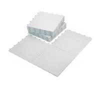 InOut Flooring 15 Grey Tiles - High Durability Coloured Flooring Tiles - Interlocking Versatile Training Surface - Roller Skate Indoor & Outdoor Dance Floor Tiles, Basketball Tiles, Multi Sports Floor