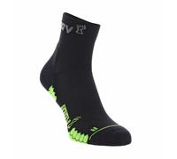 Inov-8 TrailFly Sock Mid. Black and green. Two-pack.