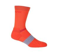 INOV8 Active High Sock For Running & Hiking - Fiery Red/Blue Grey - M