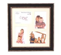 Inov8 British Made Picture/Photo Frame, 16x16-inch Square Collage, Large Washed Black