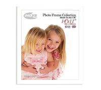 Inov8 British Made Real Wood Picture/Photo Frame 14x11" Inch(35x27cm) - Auckland 20mm Pine White