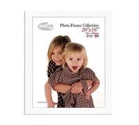 Inov8 British Made Real Wood Picture/Photo Frame 20x16" Inch(51x41cm) - Auckland 20mm Pine White