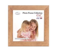 Inov8 British Made Real Wood Picture/Photo Frame 6x6" Inch(15x15cm) - Kayla 30mm Light Oak