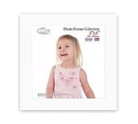 Inov8 British Made Real Wood Picture/Photo Frame 8x8" Inch(20x20cm) - Kayla 30mm White