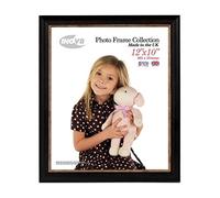 Inov8 British Made Traditional Picture/Photo Frame, 12x10-inch, Small Washed Black