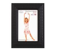 Inov8 British Made Traditional Picture/Photo Frame, 6x4-inch, Ripple Black