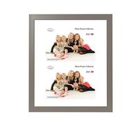 Inov8 Framing British Made Photo Frame Value Dark Grey 12x8 Dual App 2x 6x4