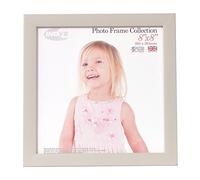Inov8 Framing Inov8 British Made Traditional Picture/Photo Frame, Soft Grey, 8x8 inch, 8x8