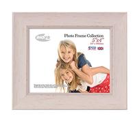 Inov8 Framing PFES-SWWH-54 Photo Frame, Wood, Washed White, 5x4 Inch