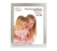 Inov8 Framing Photo Frame, Mosaic Silver Holds Picture 14x11" (35.56cm x 27.94cm)
