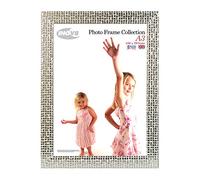 Inov8 Framing Photo Frame, Mosaic Silver Holds Picture A3