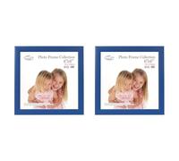 Inov8 Framing Photo Frame Royal Blue 6x6 1PK, Wood (Pack of 2)