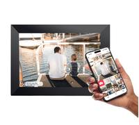 Inov8 Framing Smart WiFi 10.1 Inch High Res 32GB Touch Screen Digital Picture Frame with Frameo. Send & Share 100’s Photos/Videos via iOS & Android Devices from any location. Black Bevelled Frame.
